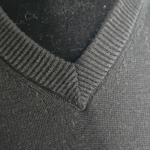 Michael Michael Kors black and gray vneck sweater XL - Picture 4 of 6